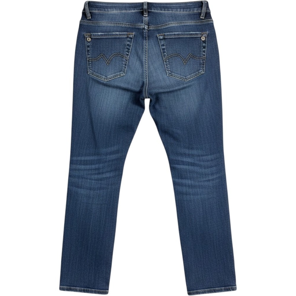 Democracy Womens 18W Ab-solution Straight Leg Jeans Dark Wash Blue Stretchy - Picture 6 of 12